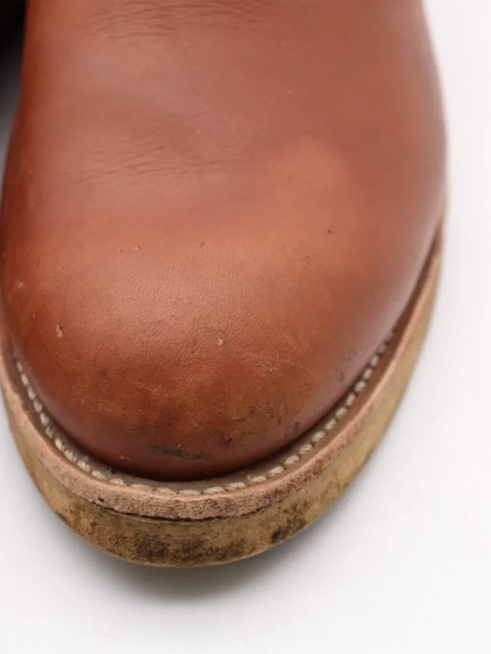 Red Wing 595 Traction Tred Chukka Work Men’s 11.5 EE Brown Leather Heritage USA